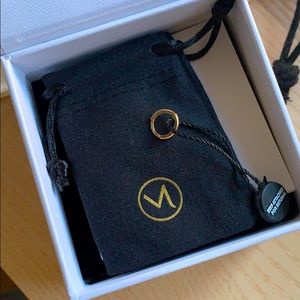 14k yellow gold mejuri mini hoop earring